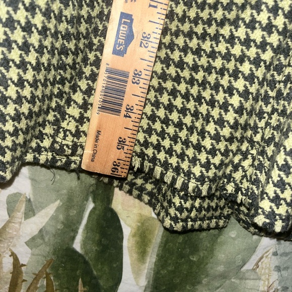 Free People houndstooth wool winter coat  sz. XS - Picture 6 of 8